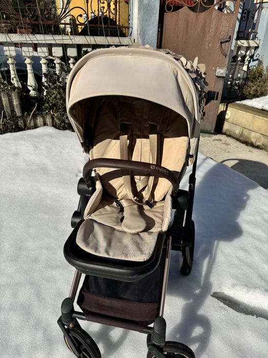 Візочок Cybex Priam Flovers Biege, rosegold