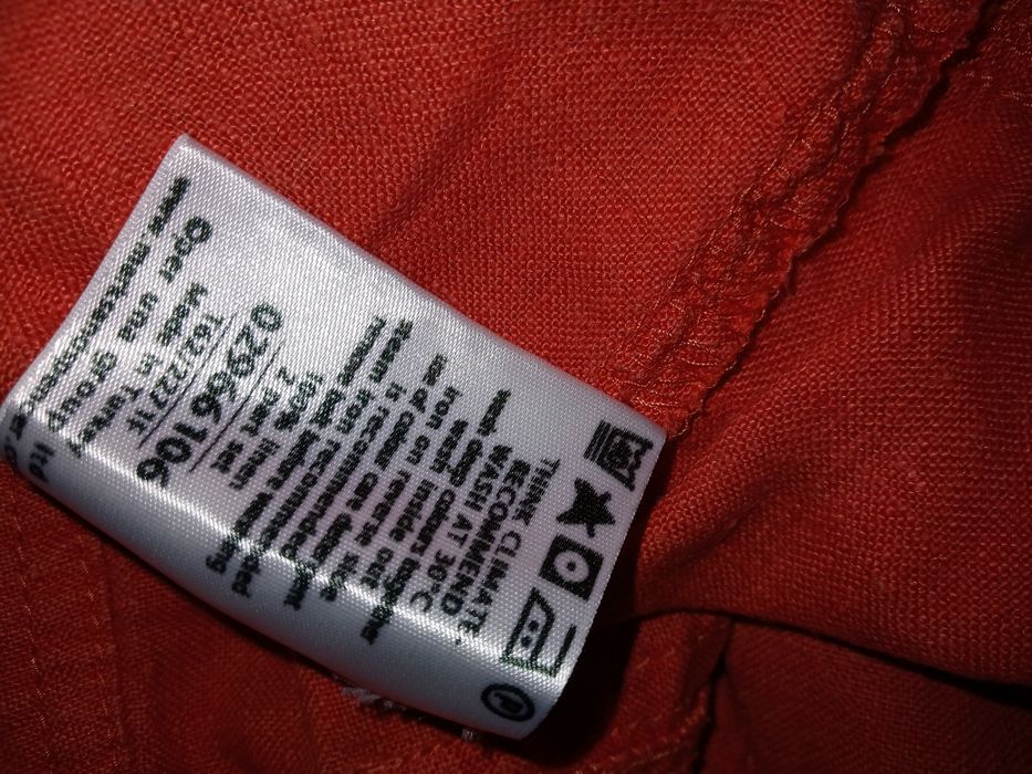 Spodenki rybaczki damskie 100% len  xl