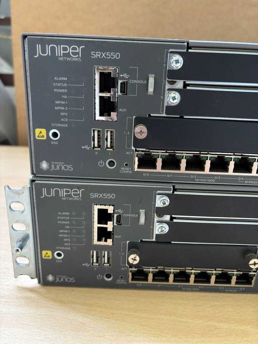 Juniper SRX550 сервісні шлюзи (Service Gateways)
