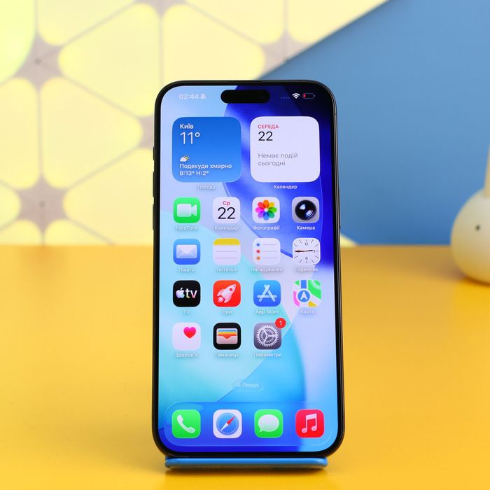 Смартфон Apple iPhone 15 Pro Max 256GB Black (164464) Б/У З ГАРАНТІЄЮ