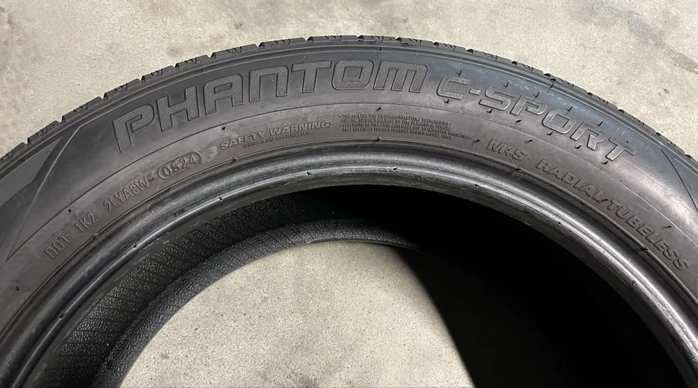 Резина, Шини 225/55 R18 98H Phantom c-sport Літо