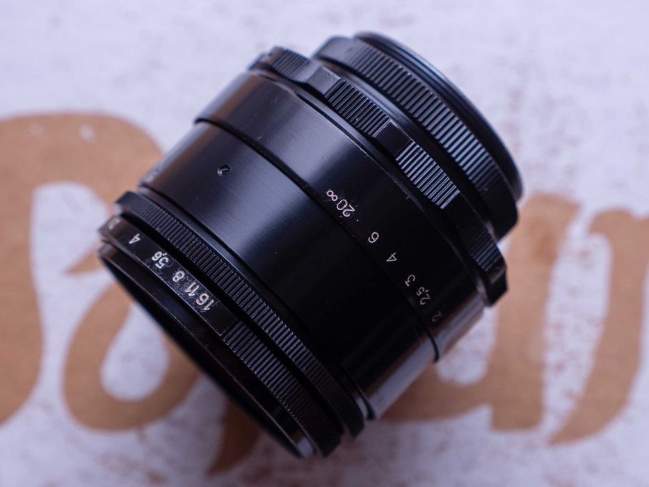 Obiektyw Helios 44-2 58mm f2 KMZ M42 | po pełnym serwisie.