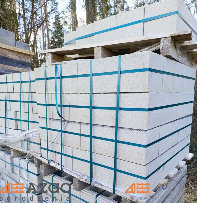 Bloczek pustak ogrodzeniowy KONEKT HVIT od ręki do murowania