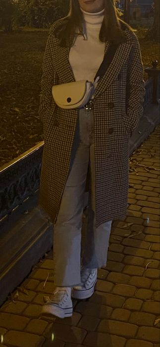 Пальто жіноче демісезоне плащ тренч осіннє шерстяне класичне не довге