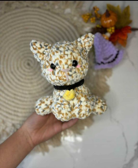 Kotek 18 cm rękodzieło