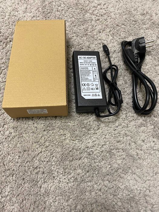 Блок живлення для телевізора 12v 5a 60W 5.5*2.5 мм + кабель в розетку