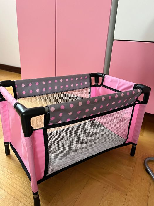 Krzesełko do karmienia łóżeczko i torba dla lalki