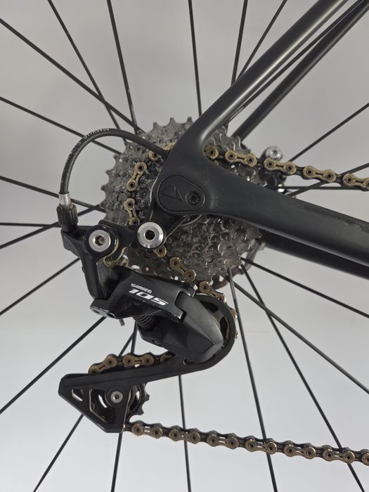 Canyon ultimate CF SL rozmiar M 105 pomiar mocy stożek 50mm