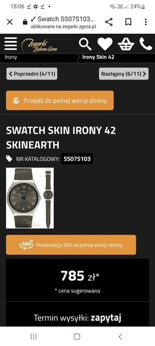 Zegarek SKIN IRONY 42 SKINEARTH

 50% ceny