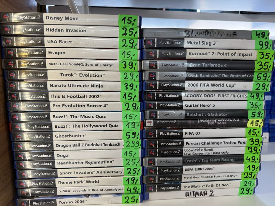 Gry konsola Sony Ps2, różne tytuły, rarytasy