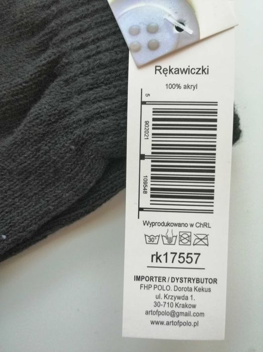 Rękawiczki uniwersalne nowe