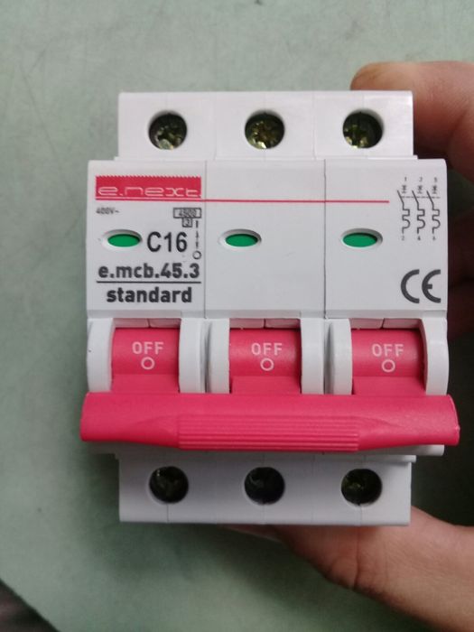 Перепакованный автомат Schneider 16A-63A Усиленный автомат Шнайдер