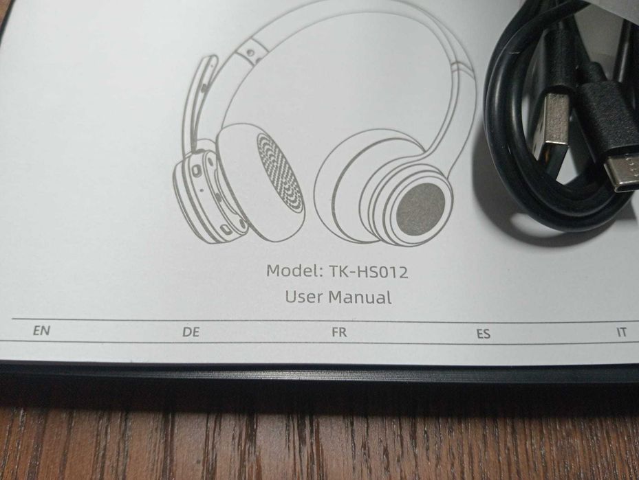 Headset TeckNet Wireless TK-HS012 - Bluetooth 5.2 (50h Bateria)