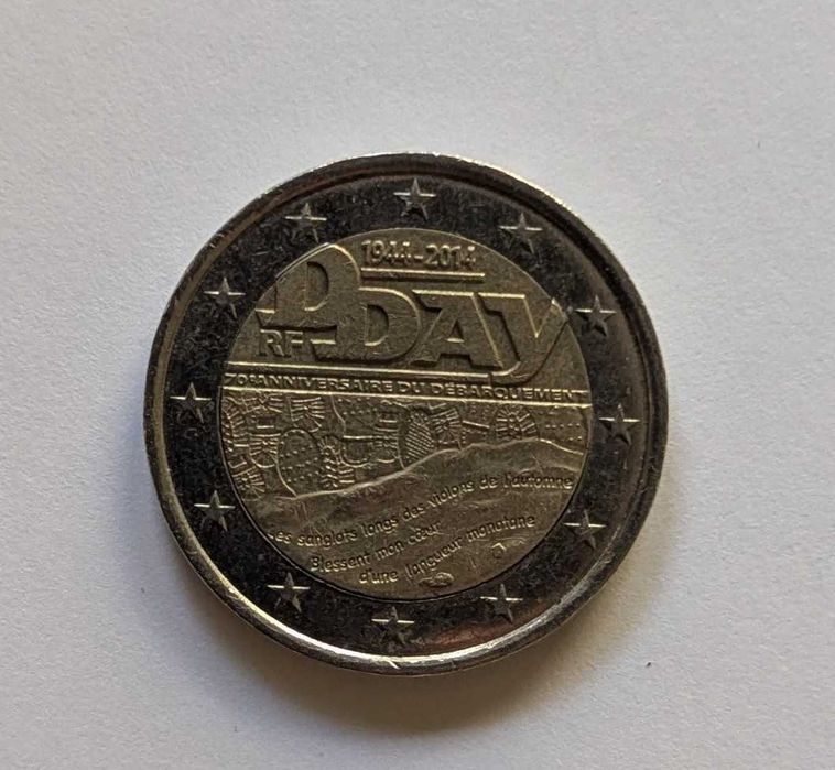 2€ Coin - France - 2014 - D-Day Landing in Normandy