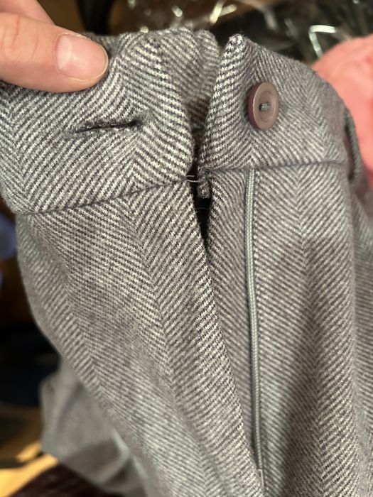 Теплий сірий костюм , штани палаццо wear me