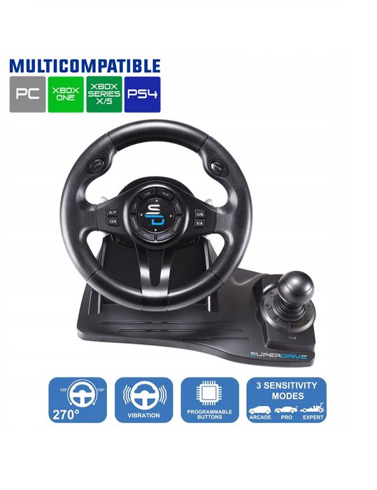 Kierownica wyścigowa GS550 Xbox,PS,Pc