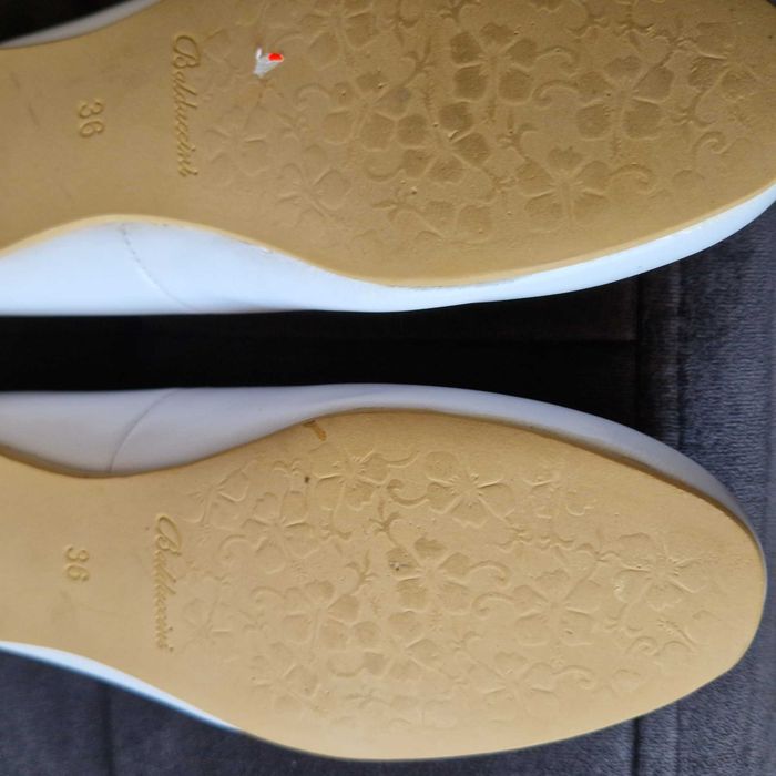 Buty balerinki białe Baldaccini skóra roz. 35
