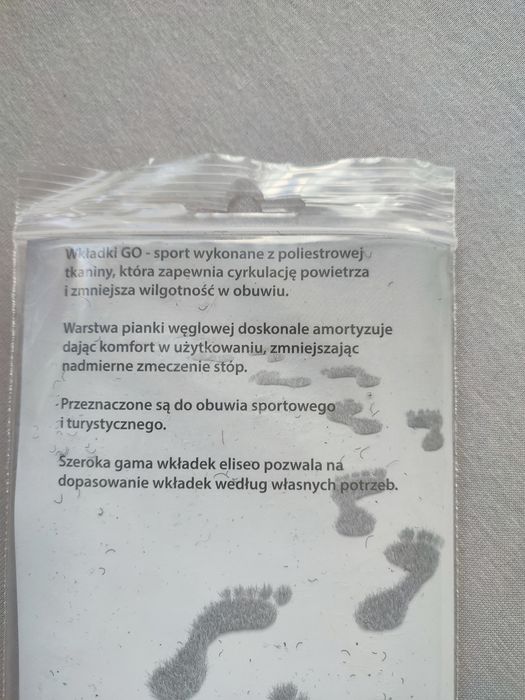 Wkładki Go Sport do butów r. 40