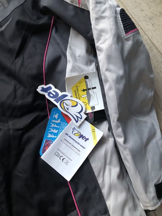 Stroj , zestaw motocyklowy damski  L/XL  ,rozowy