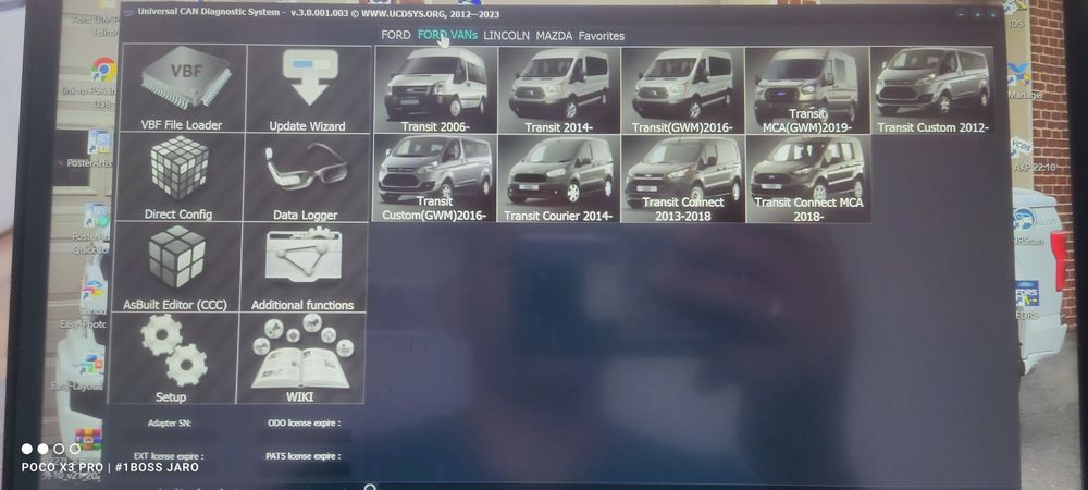 UCDS V5 +FORD Dealer FJDS FLASH+ FDRS z LICENCJĄ 365 dni - Mazda Oem Usb Wi-Fi