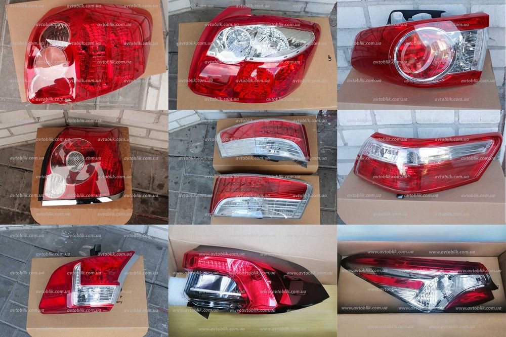 Задній фонарь Toyota Aqua, Auris, Avensis, Camry, Corolla, Yaris Prius