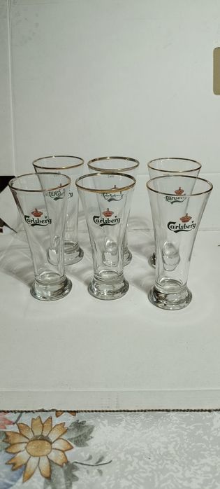 Copos de cerveja Carlsberg