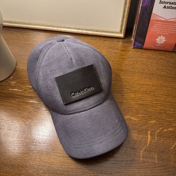 Granatowa męska czapka Calvin Klein oryginalna z daszkiem Ralph