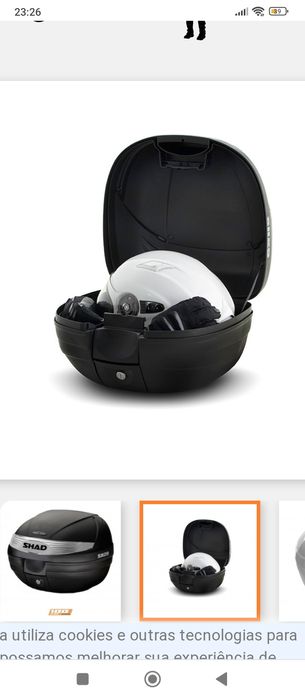 Top case sh 29 preto