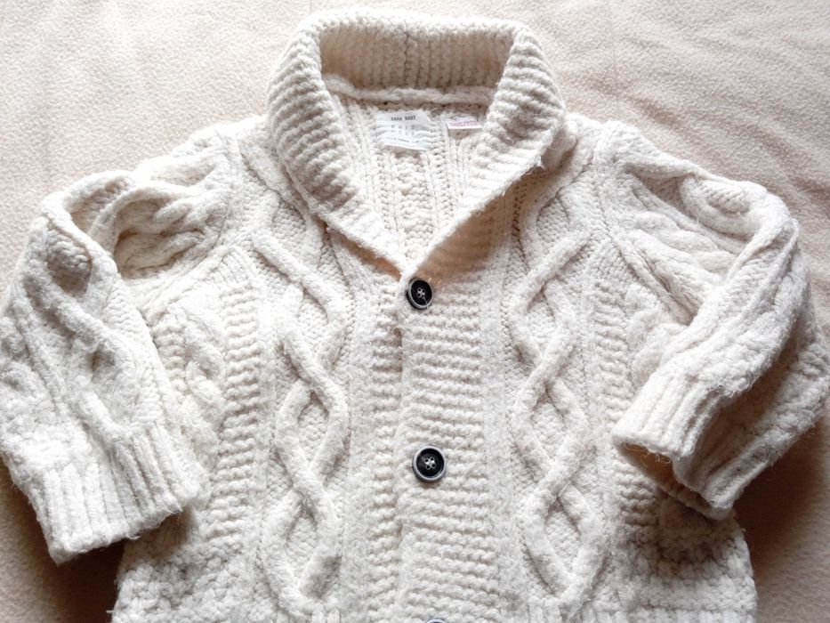 Conjunto de 2 Casacos Zara Malha 2/3 Anos - Confortáveis e Como Novos!