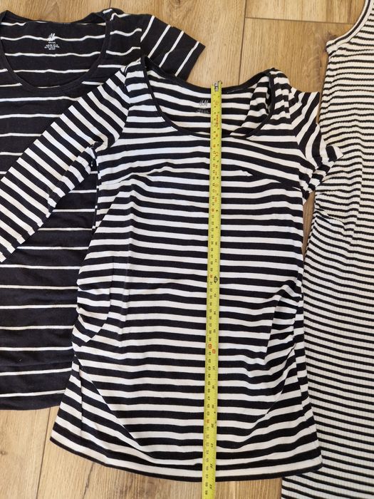Ubrania ciążowe w paski H&M MAMA rozmiar XS/