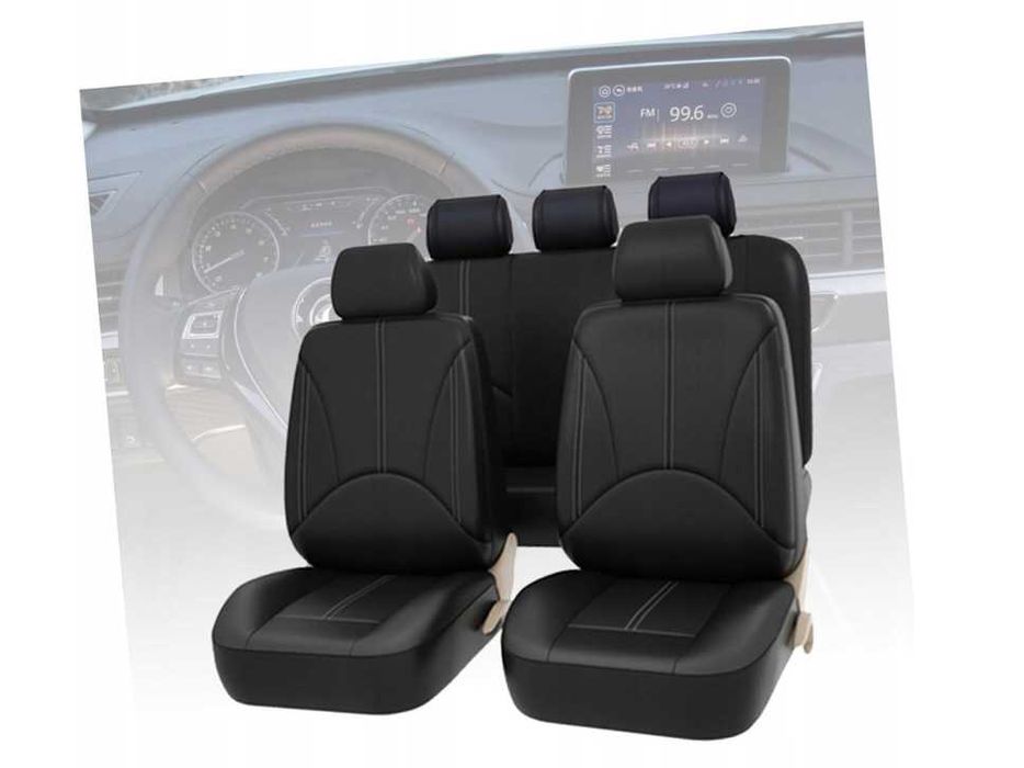 Pokrowiec na fotel siedzenia samochodowy z ECO skóry wodoodporny