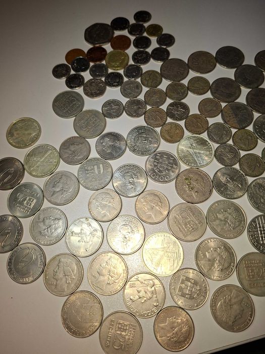Coleção 148 moedas EUA/Inglaterra/Canada,/Austrália/França/Portugal
