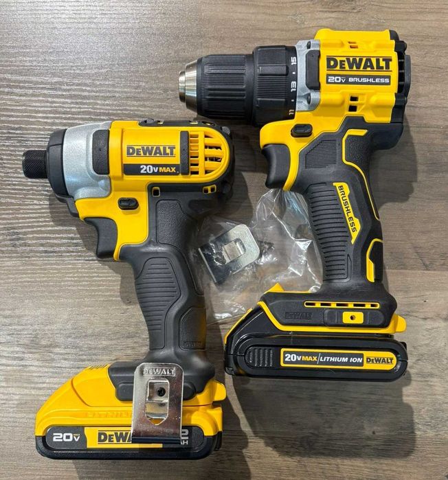 Zestaw Wiertarko wkrętarka, zakrętak udarowy DeWalt 20V DCD794+DCF885