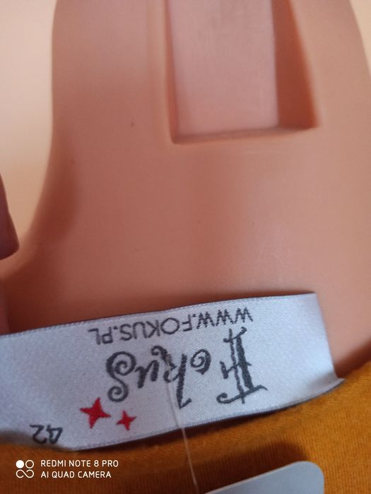 Musztardowa sukienka NOWA