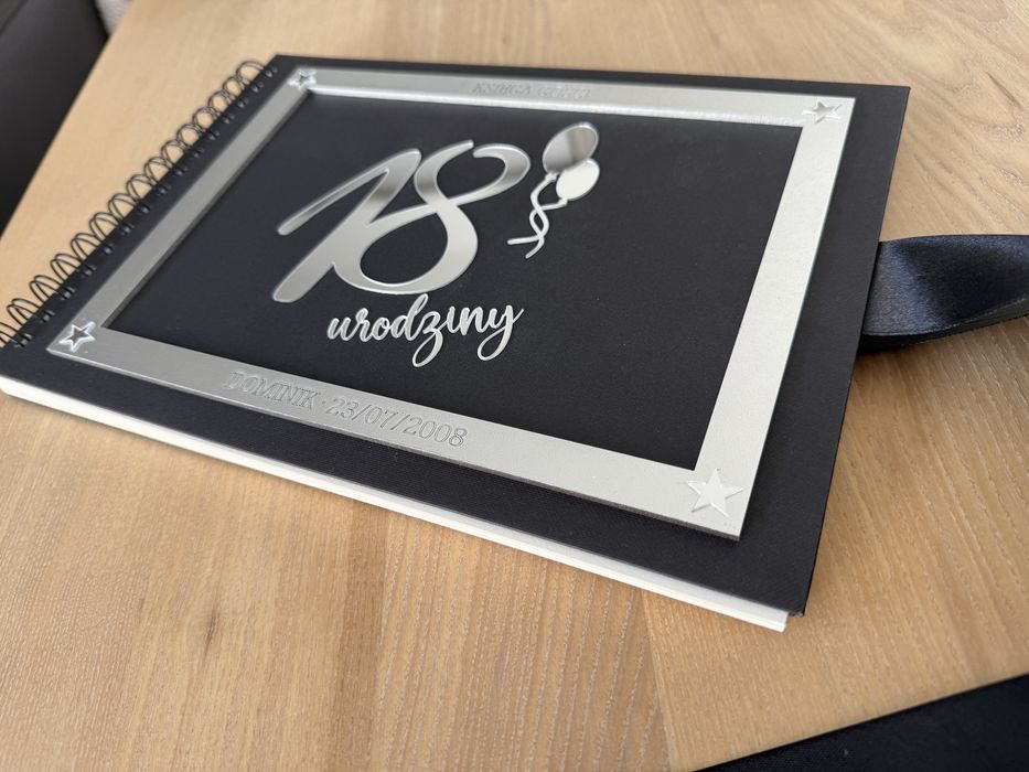 Ksiega gości na 18 urodziny mozliwos personalizacji