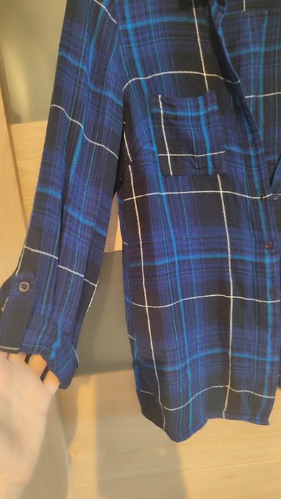 Koszula w kartę granatowa TU 38