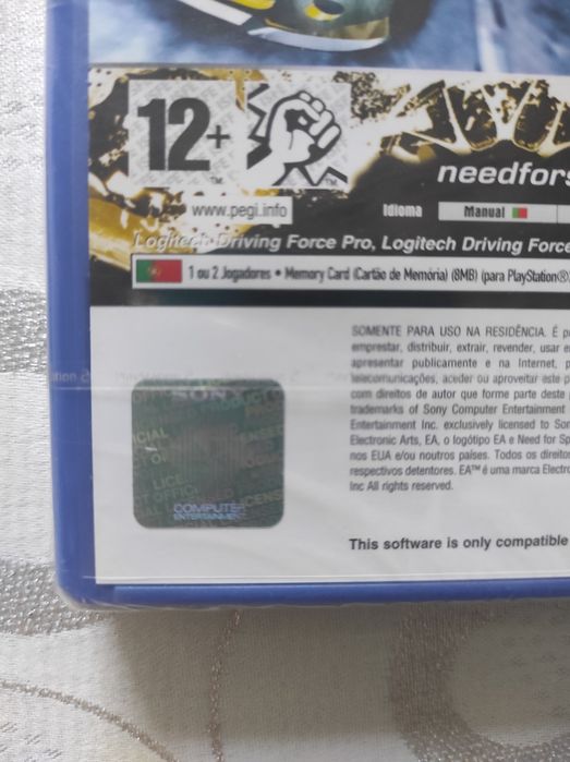 Need for speed carbon novo/selado PS2