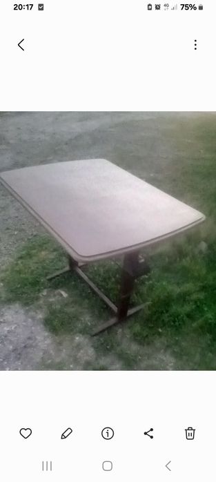 Mesa de baixar para Caravana ou Autocaravana