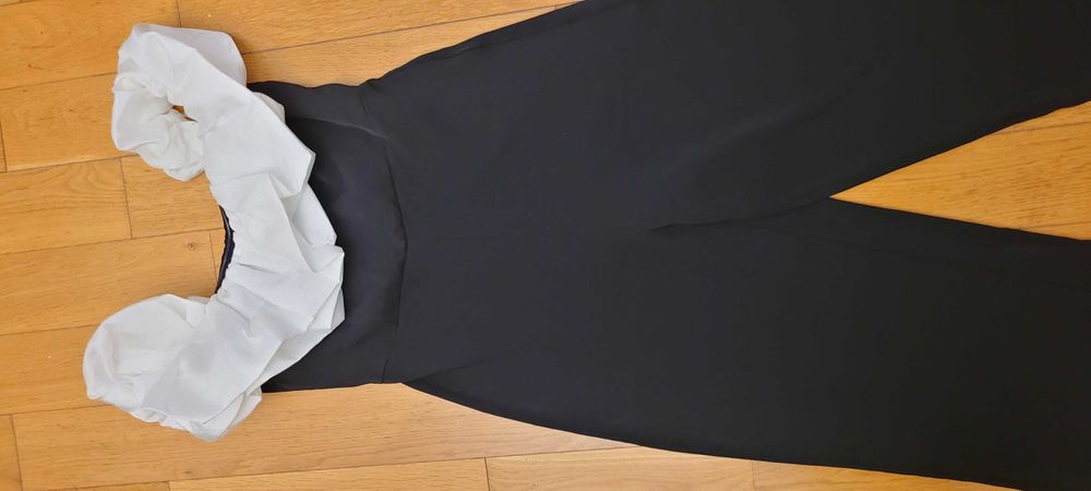 Kombinezon czarny wieczorowy