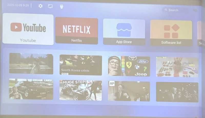 Smart Android Projektor