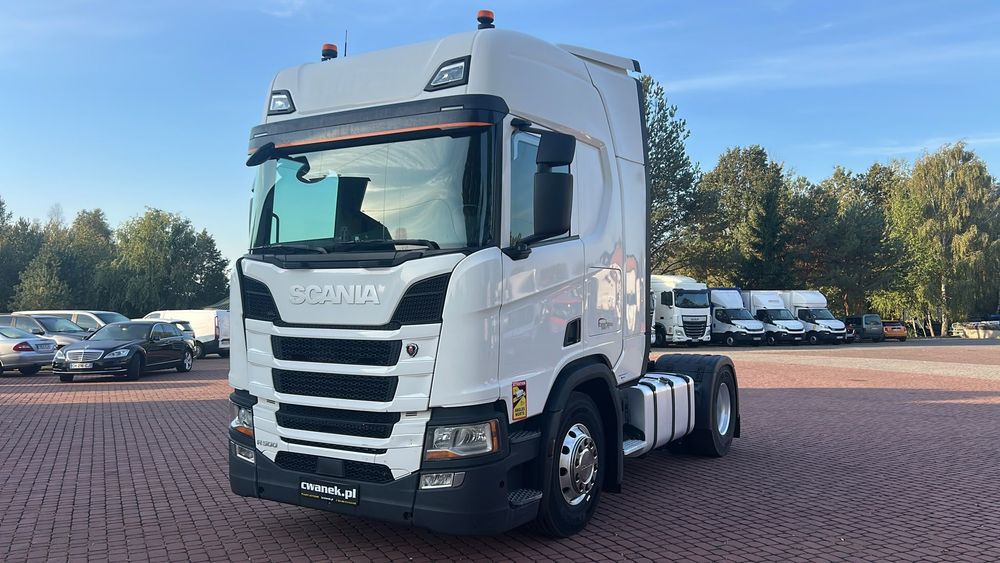 Scania R 500 * P+T PODUCHY* ALUSY* KOŁA 80%* 2 BAKI* KLIMA POSTOJOWA* LODÓWKA* 2 BAKI* Z Francji  R 500 * Cala na Poduchach* 2 BAKI* KLIMA POSTOJOWA* LODÓWKA*