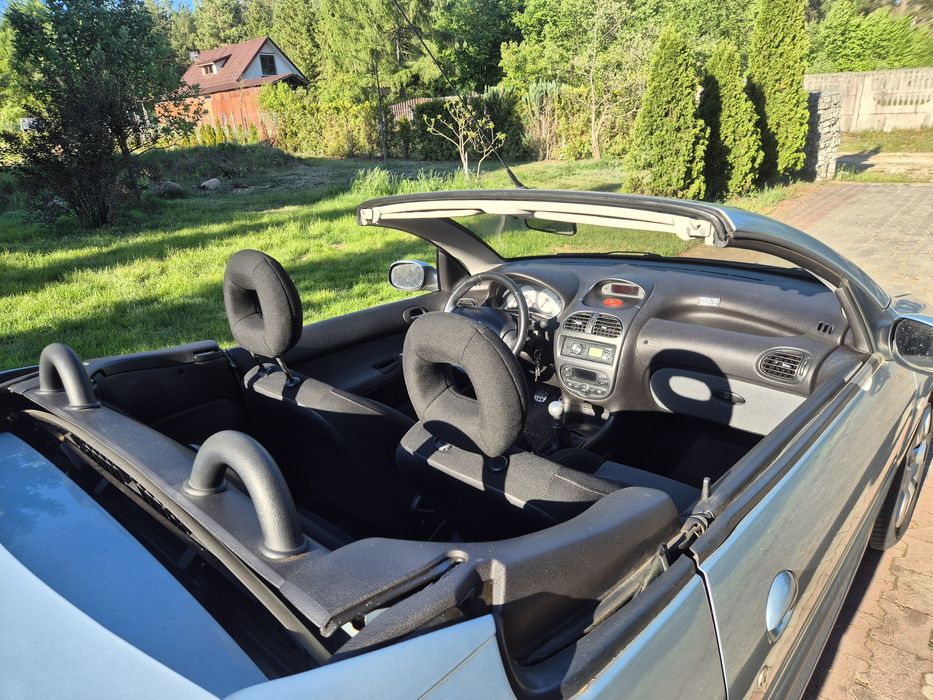 PEUGEOT 206 CC - 2002r - benzyna 2.0L - kabriolet - stan B.Dobry 100% sprawny