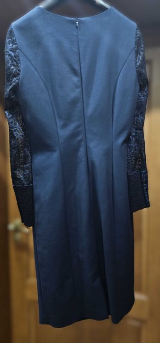Elegancka sukienka granatowa SIMPLE roz.38