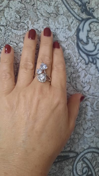 Кольцо с горным хрусталем