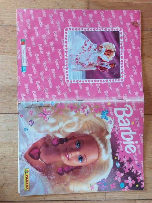 Caderneta de cromos "Barbie - 1993" - Completa
