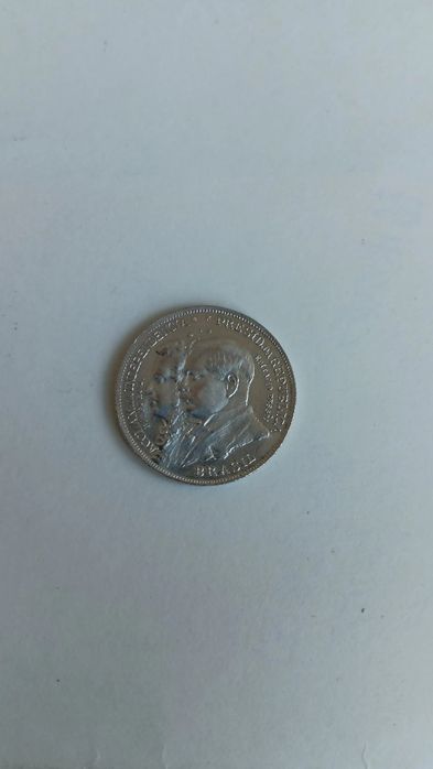 Moeda de 2000 réis de 1922 ,prata. Brasil