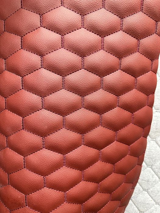 Екошкіра строчена, шкірзамінник, прошитий