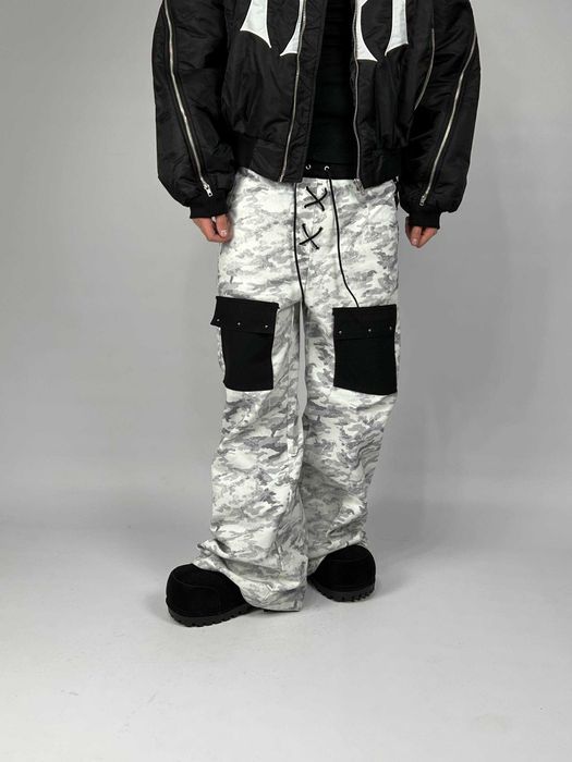 Штани сірі камо камуфляж camo pants archive архив кастом штаны джинсы