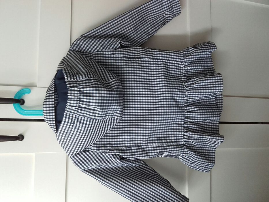 Kurtka wiosenna/jesienna, płaszczyk w kratę C&A R. 98/104 jak nowa