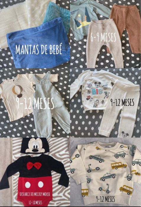 Lote de roupinhas de bebe